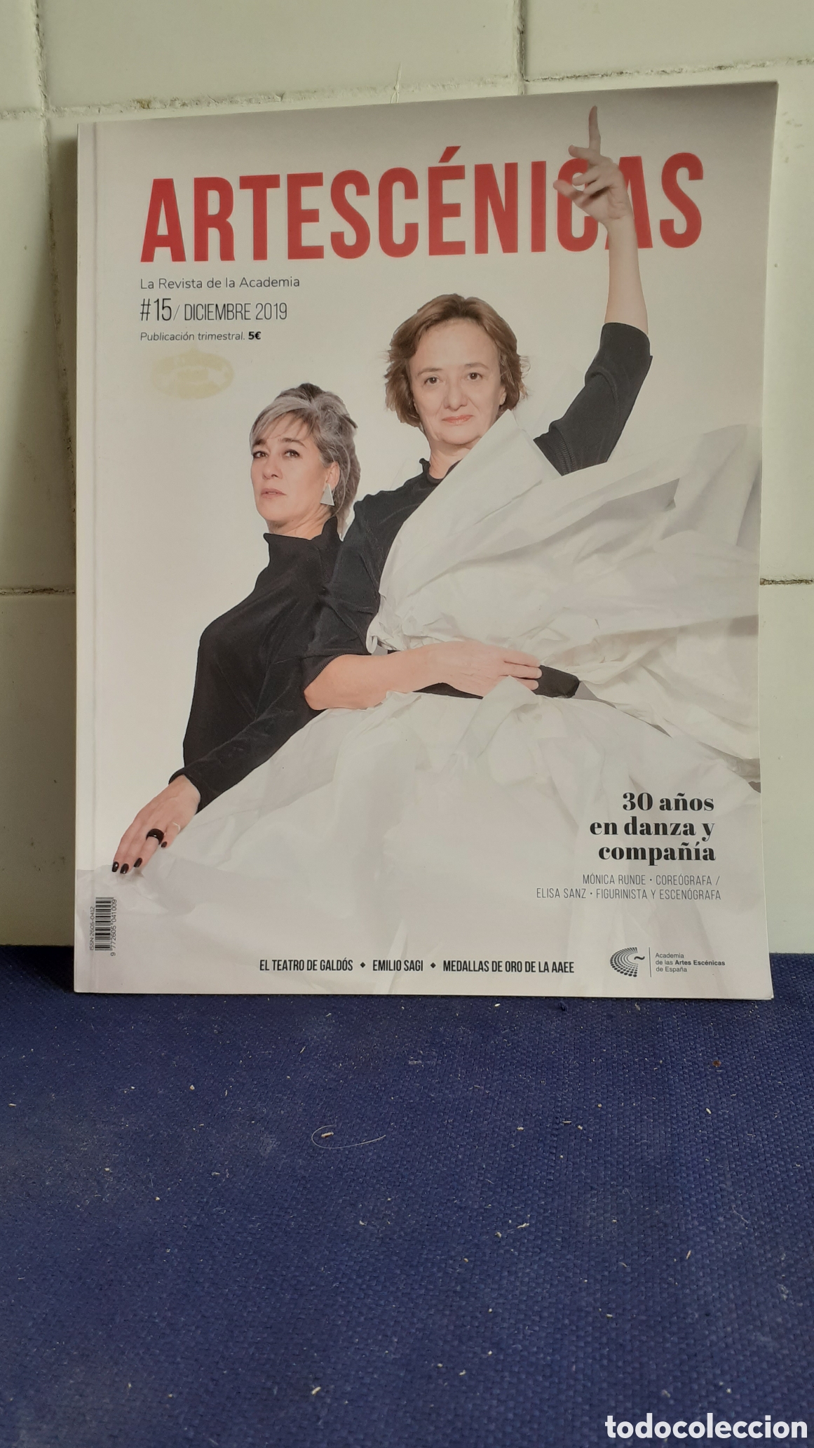 Sammeln von Zeitschriften und Zeitungen: ARTESCENICAS, LA REVISTA DE LA ACADEMIA,EXCELENTE ESTADO