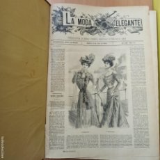 Coleccionismo de Revistas y Periódicos: LA MODA ELEGANTE - TOMO 24 NUMEROS - AÑO 1900 - CON ILUSTRACIONES Y GRABADOS