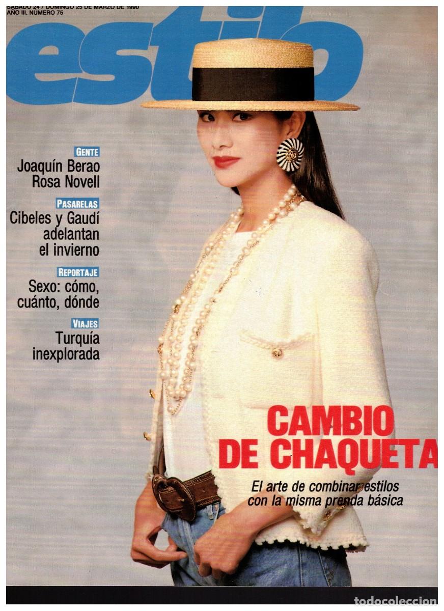 Collezionismo di Riviste e Giornali: ESTILO 1990 JOAQU&Iacute;N BERAO ROSA NOVELL POR LA RUTA DE JENOFONTE TURQU&Iacute;A
