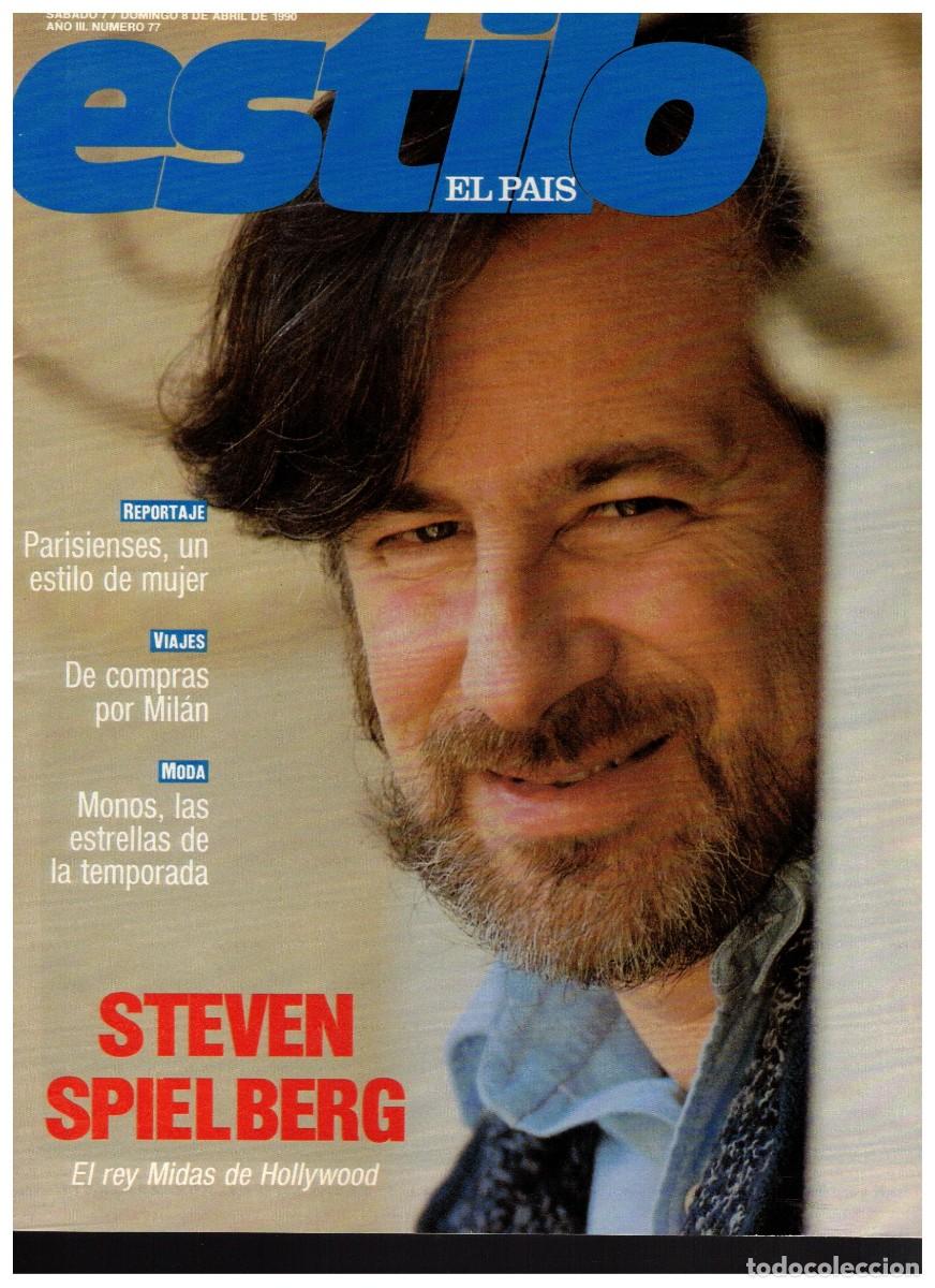 Collectionnisme de Revues et Journaux: ESTILO 1990 STEVEN SPIELBERG JAVIER VILLALBA ZEZINHO DOMINIQUE SZABO CATHERINE DENEUVE LLOYD COLE