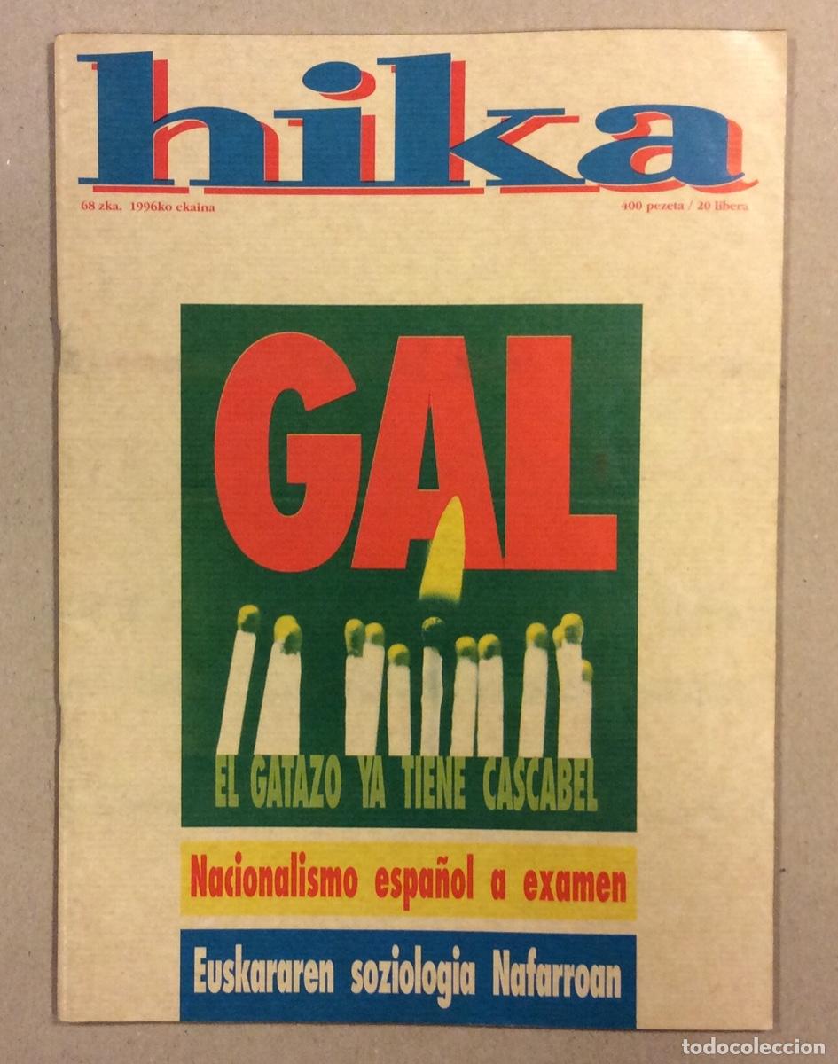 Collectionnisme de Revues et Journaux: HIKA N&deg; 68 (1996). REVISTA POL&Iacute;TICA VASCA IZQUIERDA ABERTZALE. GAL. VER SUMARIO EN FOTOGRAF&Iacute;AS.