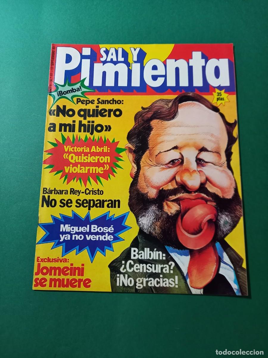 Coleccionismo de revistas y peri&oacute;dicos: SAL Y PIMENTA N&ordm; 51 -EXCELENTE ESTADO