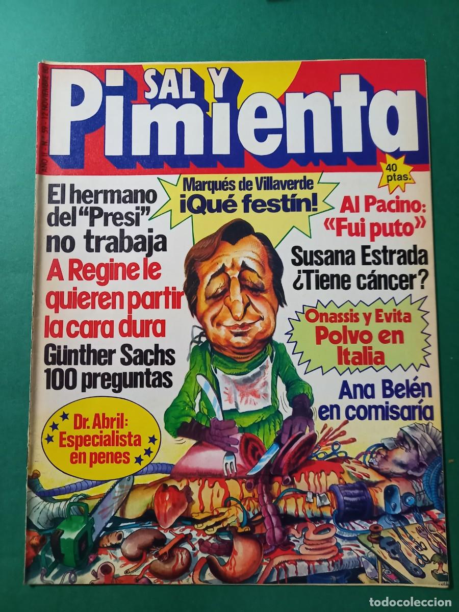 Coleccionismo de revistas y peri&oacute;dicos: SAL Y PIMENTA N&ordm; 59 -EXCELENTE ESTADO