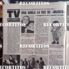 Coleccionismo de Revistas y Periódicos: MARCO DE LOS APENINOS A LOS ANDES ANA CAJERA DEL UN DOS TRES 1 2 3. Lote 366251936