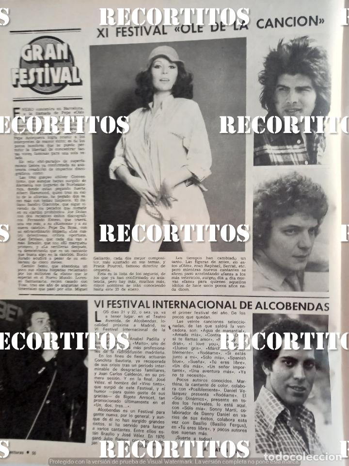 Coleccionismo de Revistas y Peri&oacute;dicos: MIGUEL GALLARDO BRAULIO ROCIO JURADO JOSE VELEZ FESTIVAL INTERNACIONAL DE ALCOBENDAS