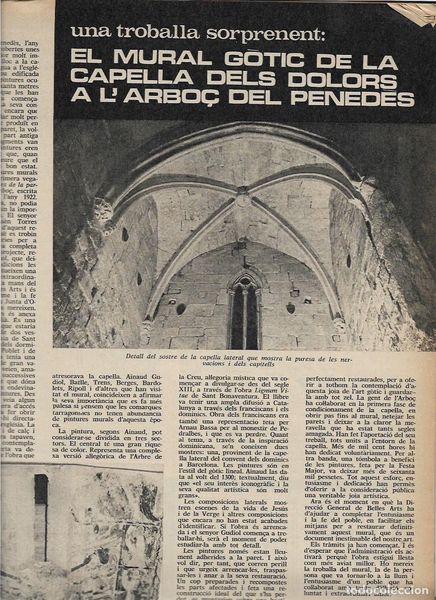 Coleccionismo de Revistas y Peri&oacute;dicos: A&Ntilde;O 1969 ARBO&Ccedil; PENEDES MURAL GOTICO AVIACION TU 144 CERVERA MUSEO PAGESIA THOMAS MERTON POESIA PRADA