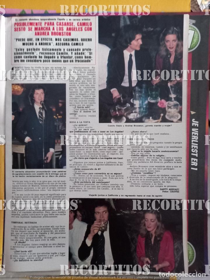 Coleccionismo de revistas y peri&oacute;dicos: ANDREA BRONSTON CAMILO SESTO
