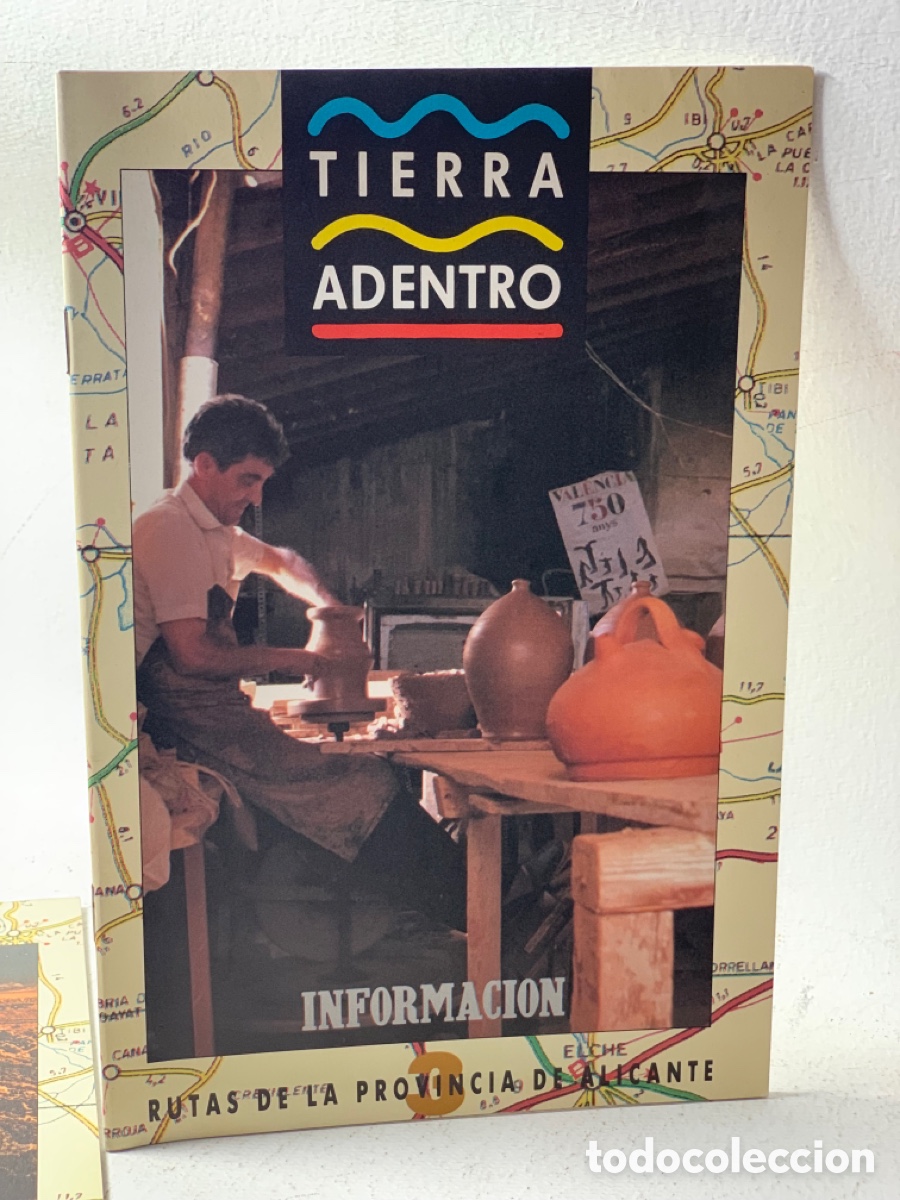 Coleccionismo de revistas y peri&oacute;dicos: 3 TIERRA ADENTRO &middot;&middot;&middot; TIERRA DE ALFAREROS &middot;&middot; RUTAS DE LA PROVINCIA DE ALICANTE .
