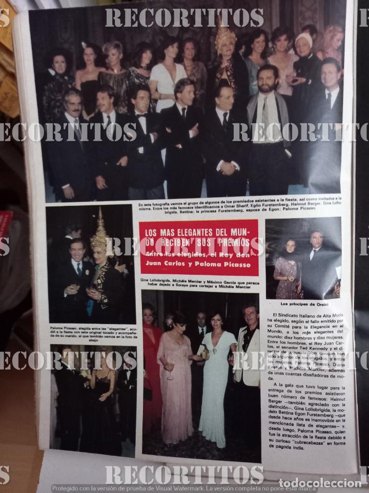 Coleccionismo de revistas y peri&oacute;dicos: paloma picasso helmut berger gina lollobrigida bettina