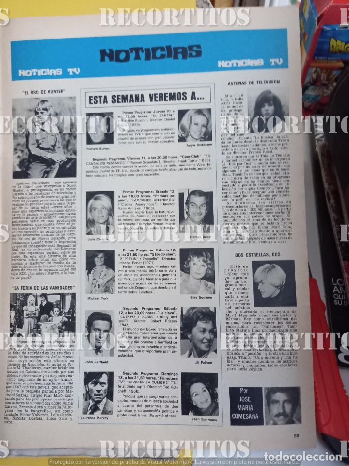 Coleccionismo de revistas y peri&oacute;dicos: marilu tolo barbara rey angie dickinson richard burton elke sommer michael york