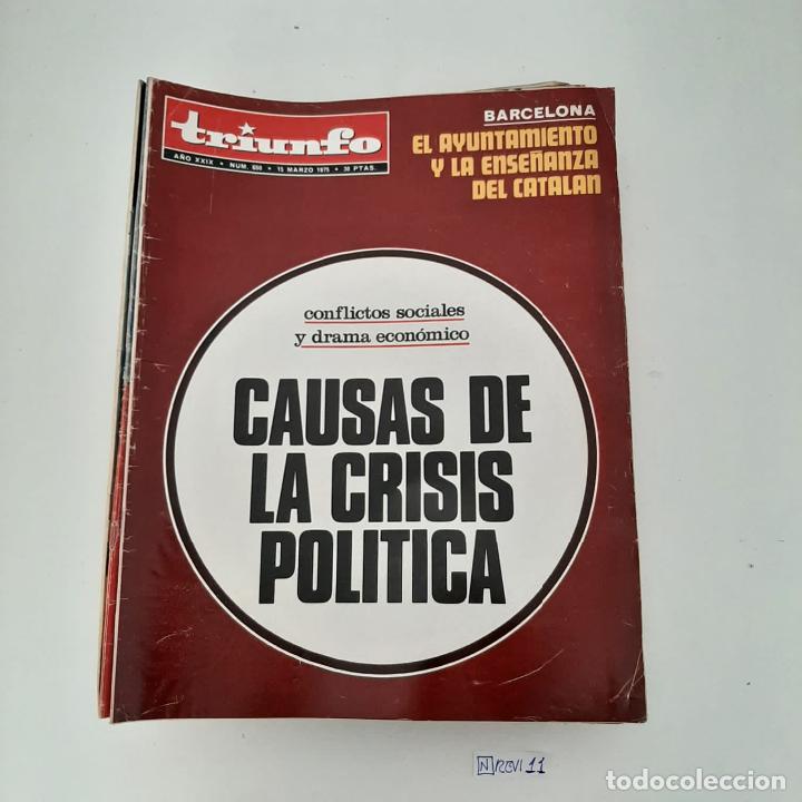 Sammeln von Zeitschriften und Zeitungen: Triunfo