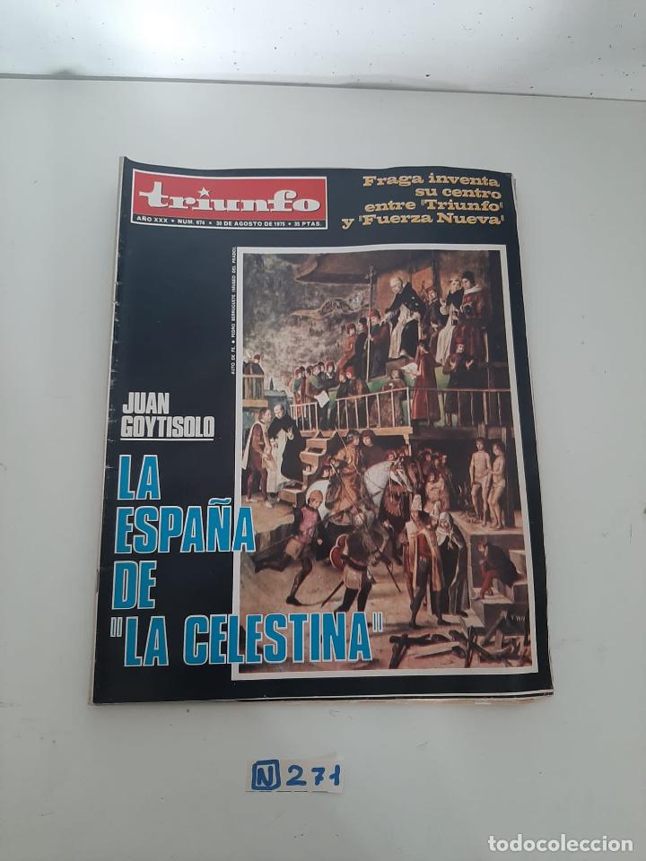 Coleccionismo de revistas y peri&oacute;dicos: Triunfo - Foto 1