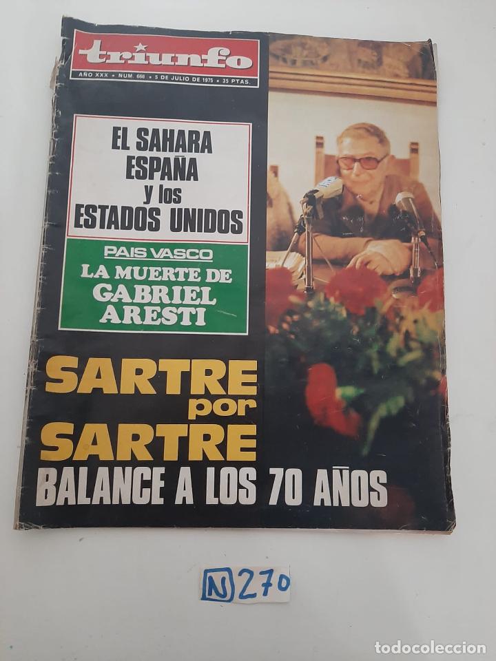 Coleccionismo de revistas y peri&oacute;dicos: Triunfo - Foto 1