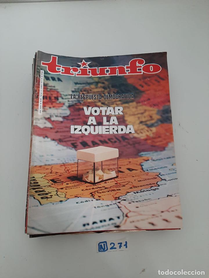 Coleccionismo de revistas y peri&oacute;dicos: Triunfo - Foto 1