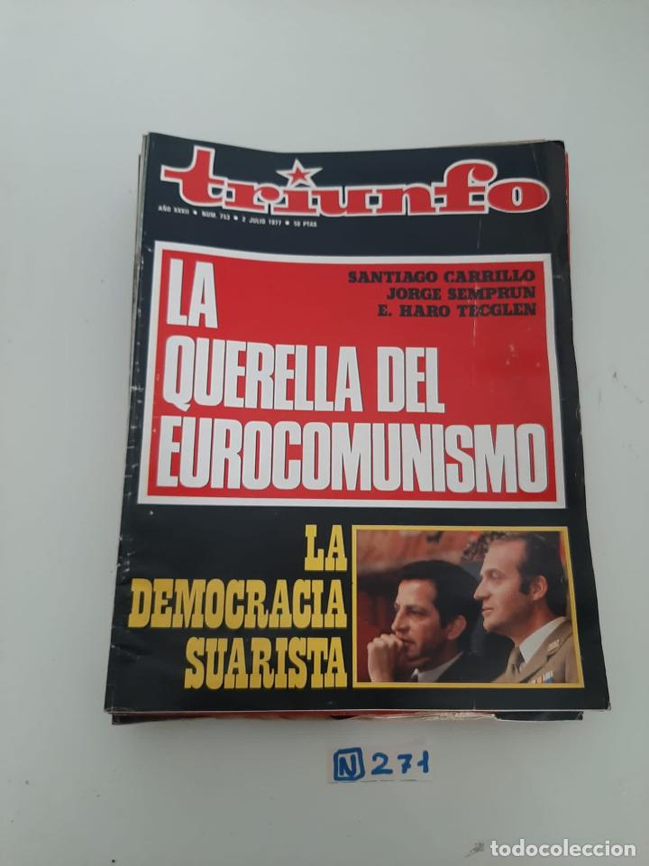Coleccionismo de revistas y peri&oacute;dicos: Triunfo - Foto 1