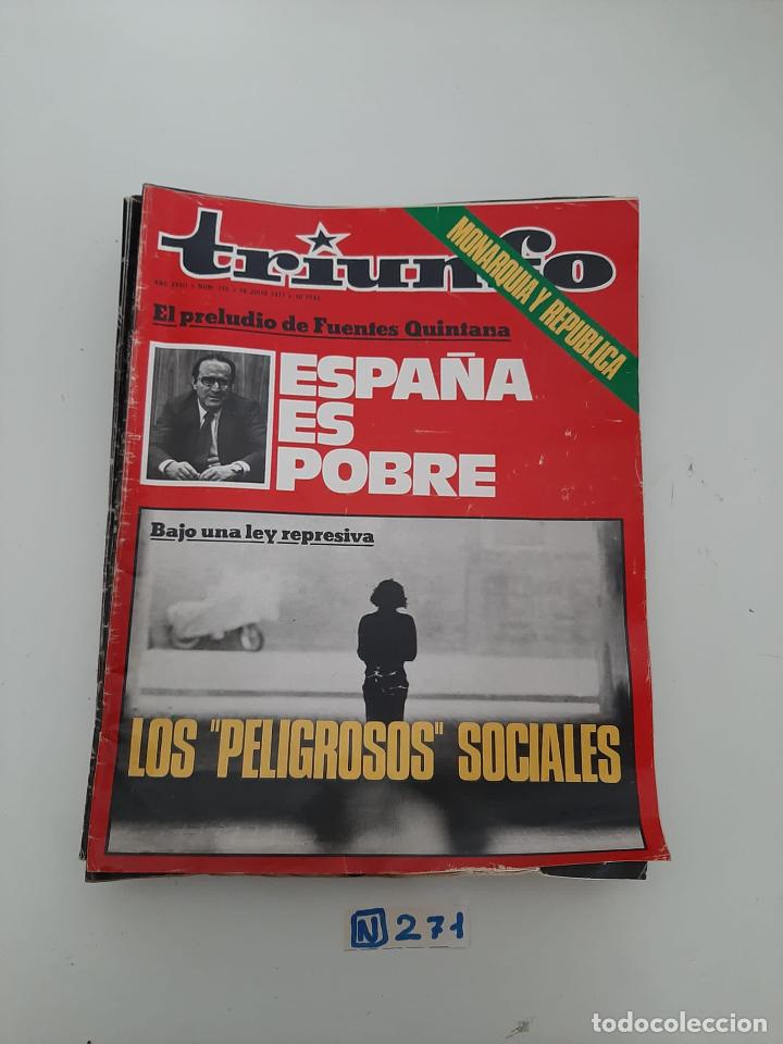 Coleccionismo de revistas y peri&oacute;dicos: Triunfo - Foto 1