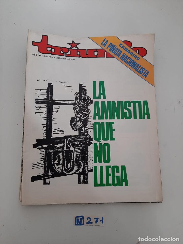 Coleccionismo de revistas y peri&oacute;dicos: Triunfo - Foto 1
