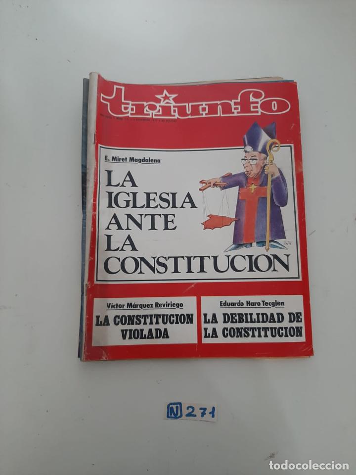 Coleccionismo de revistas y peri&oacute;dicos: Triunfo - Foto 1