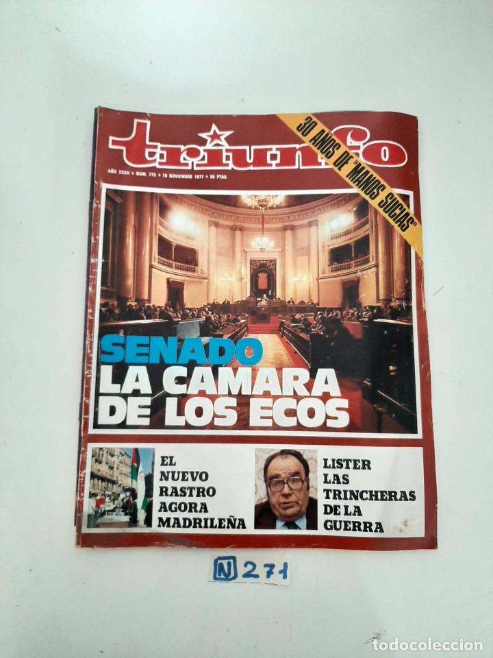 Coleccionismo de revistas y peri&oacute;dicos: Triunfo - Foto 1