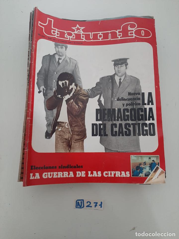 Coleccionismo de revistas y peri&oacute;dicos: Triunfo - Foto 1