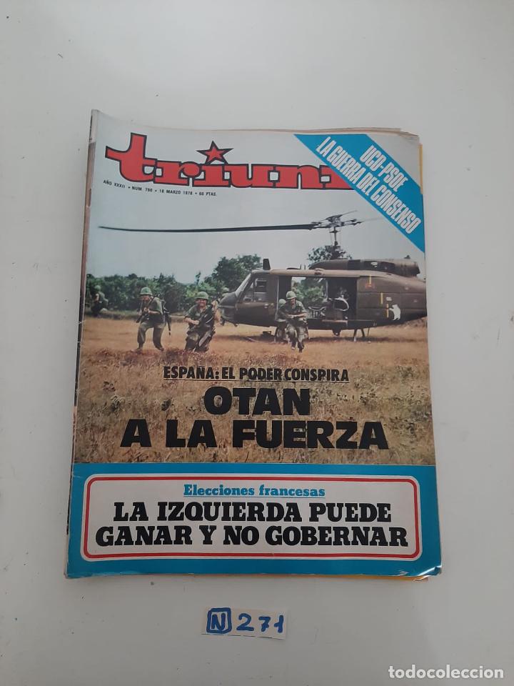 Coleccionismo de revistas y peri&oacute;dicos: Triunfo - Foto 1