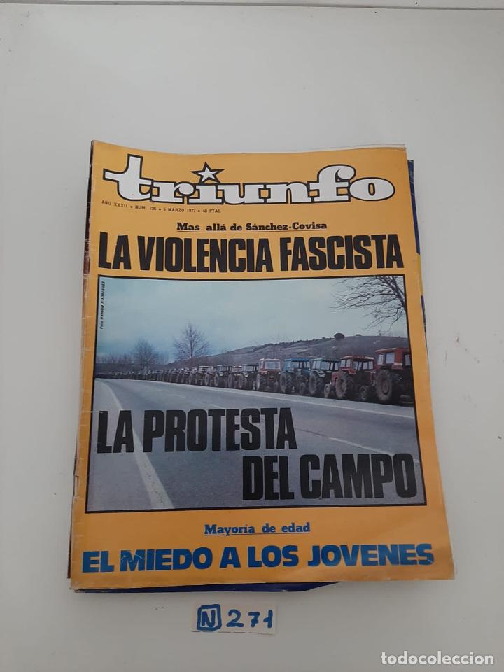Coleccionismo de revistas y peri&oacute;dicos: Triunfo - Foto 1