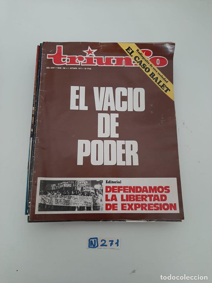 Coleccionismo de revistas y peri&oacute;dicos: Triunfo - Foto 1