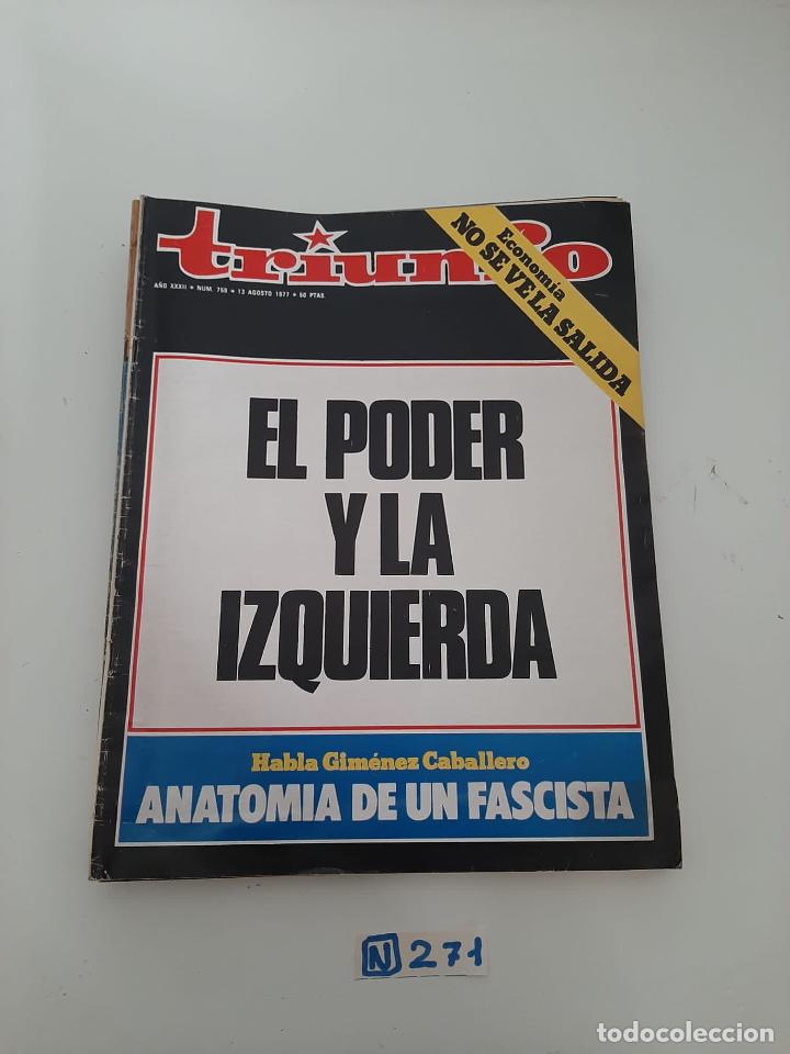 Coleccionismo de revistas y peri&oacute;dicos: Triunfo - Foto 1