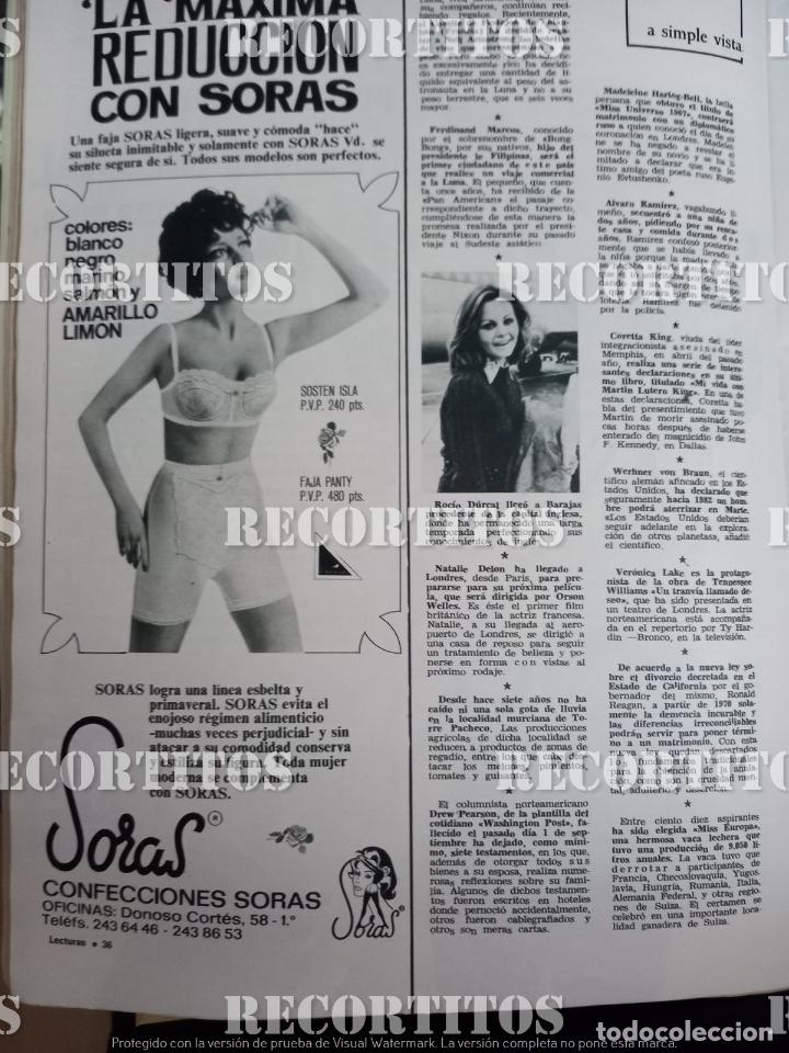 Coleccionismo de Revistas y Peri&oacute;dicos: anuncio lenceria soras rocio durcal