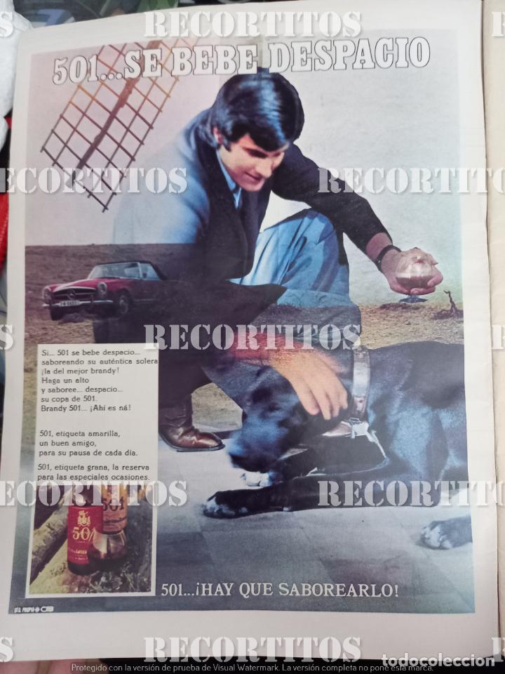 Coleccionismo de Revistas y Peri&oacute;dicos: anuncio brandy 501