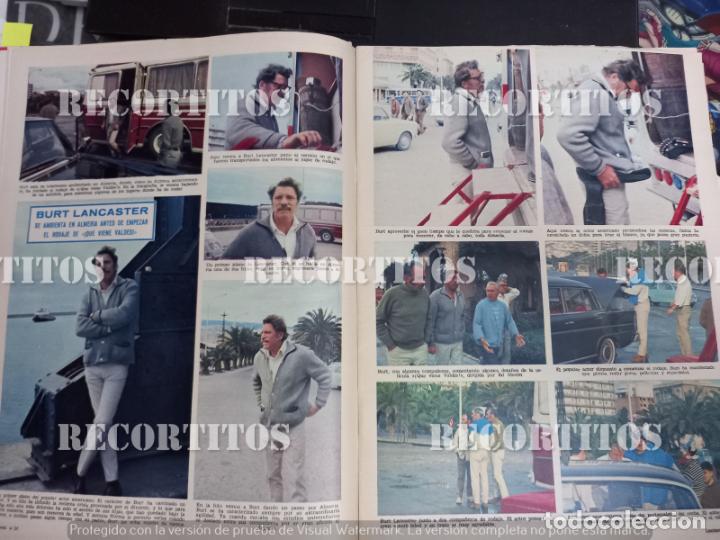 Coleccionismo de Revistas y Peri&oacute;dicos: burt lancaster rueda en el paseo de almeria espa&ntilde;a