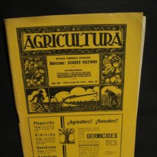 Coleccionismo de Revistas y Periódicos: REVISTA AGRICULTURA Nº 10 MAIG DE 1924. Lote 366827896