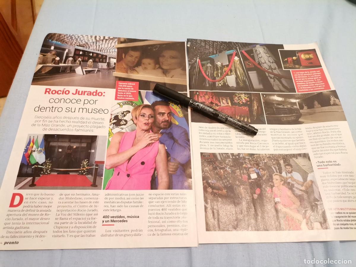 Coleccionismo de Revistas y Peri&oacute;dicos: MUSEO DE ROCIO JURADO RECORTE REVISTA 3 PAGINAS 2022