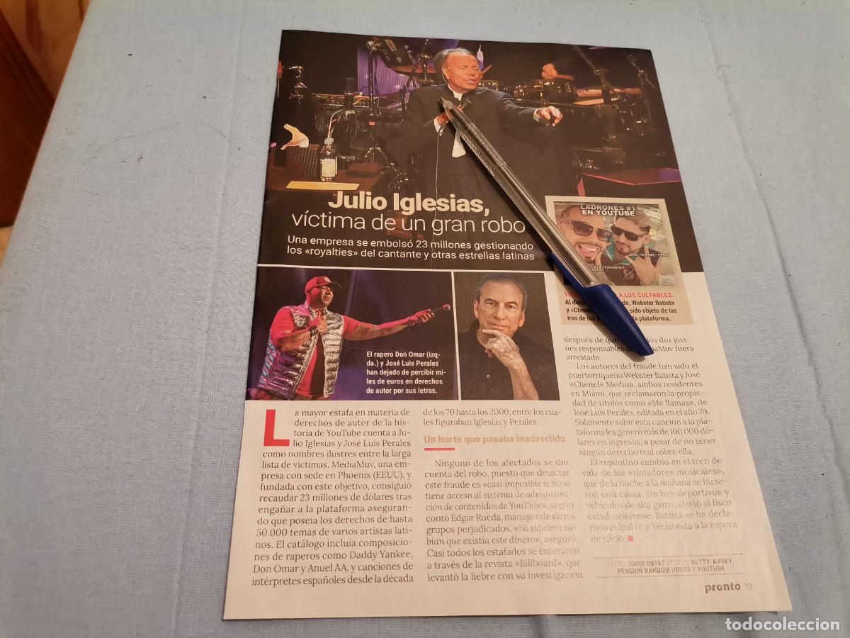 Coleccionismo de Revistas y Peri&oacute;dicos: JULIO IGLESIAS V&Iacute;CTIMA DE UN ROBO RECORTE REVISTA 2022