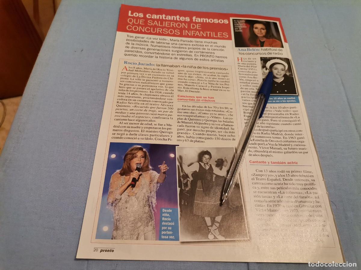 Coleccionismo de Revistas y Peri&oacute;dicos: ANA BEL&Eacute;N, ROCIO JURADO RECORTE REVISTA 2014