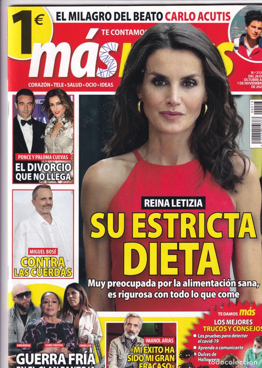 Coleccionismo de Revistas y Peri&oacute;dicos: REVISTA M&Aacute;S NOTICIAS N&ordm; 213 - DEL 26 DE OCTUBRE AL 1 DE NOVIEMBRE DE 2020 &middot; Reina Letizia / ...