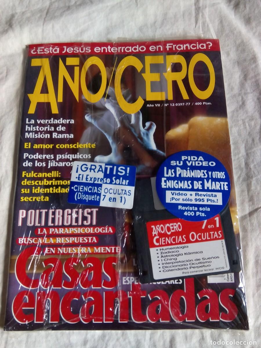 Collectionnisme de Revues et Journaux: REVISTA A&Ntilde;O CERO / A&Ntilde;O VII N&ordm; 12-77 / PRECINTADO CON DISQUETE