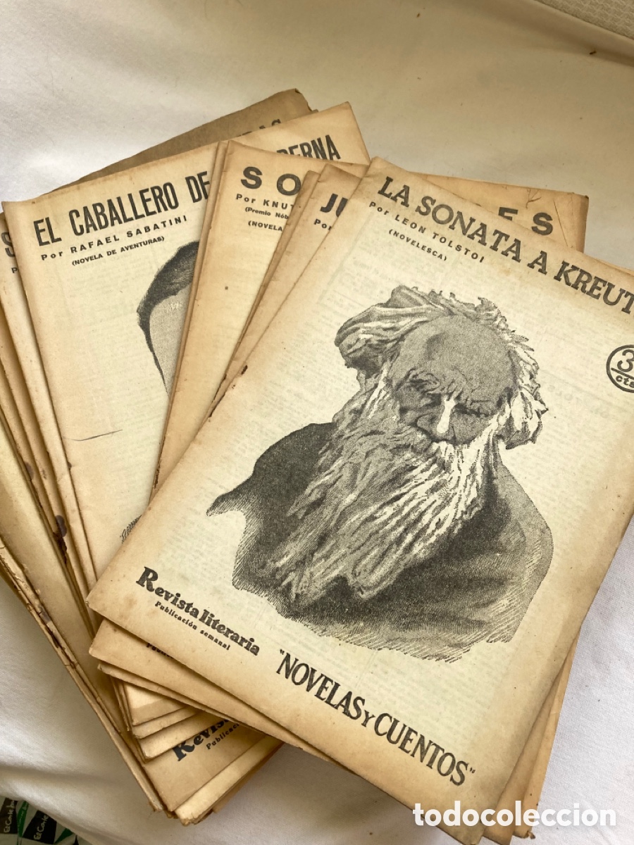 Collection Magazines and Newspapers: 32 revistas literarias, novelas y cuentos