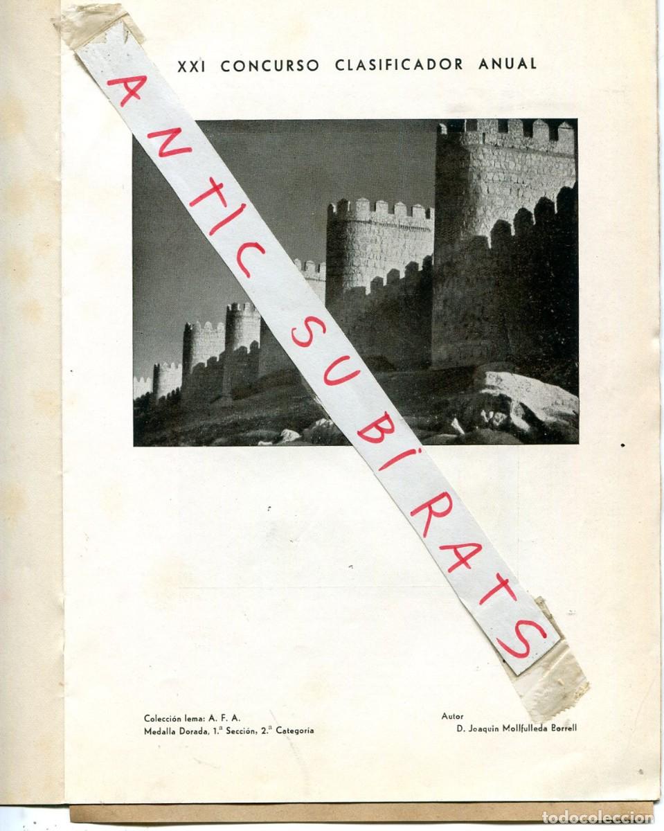 Collection Magazines and Newspapers: A&Ntilde; 1949 XXI CONCURSO FOTOGRAFICO DE CATALU&Ntilde;A JOAQUIN MOLLFULLEDA BORREL EMILIO GODES COMELLA FLAVIA