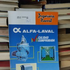 Coleccionismo de Revistas y Periódicos: REVISTA INGENIERIA NAVAL ALFA-LAVAL CALIDAD COMPROBADA