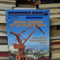 Coleccionismo de Revistas y Periódicos: REVISTA INGENIERIA NAVAL ESTONIA SEGURIDAD EN LOS BUQUES DE PASAJE