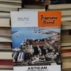 Coleccionismo de Revistas y Periódicos: REVISTA INGENIERIA NAVAL ASTICAN ASTILLEROS CANARIOS