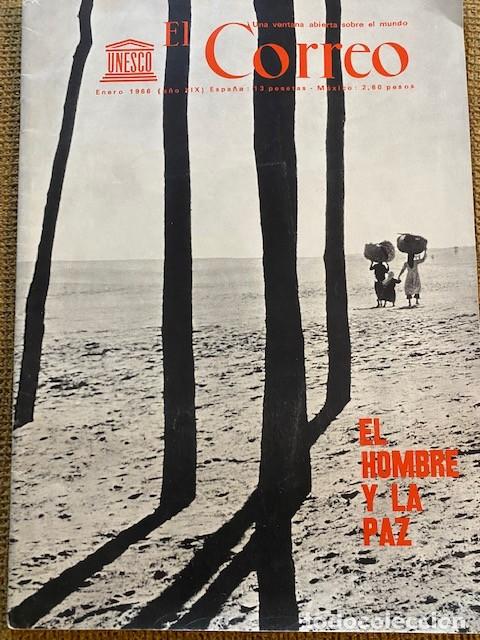 Coleccionismo de Revistas y Peri&oacute;dicos: EL CORREO DE LA UNESCO - REVISTA - ENERO 1966 - EL HOMBRE Y LA PAZ