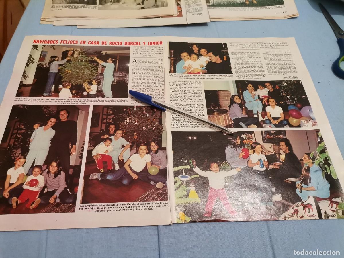 Coleccionismo de Revistas y Peri&oacute;dicos: ROC&Iacute;O DURCAL Y JUNIOR NAVIDADES FELICES EN CADA RECORTE REVISTA 2 PAGINAS 1982