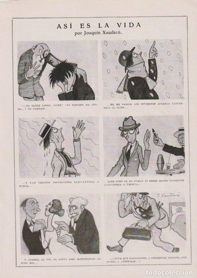 Collection Magazines and Newspapers: As&iacute; es la vida / humor por Joaqu&iacute;n Xaudar&oacute; -1923