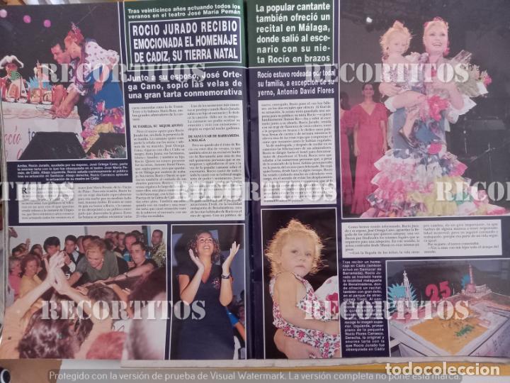 Coleccionismo de Revistas y Peri&oacute;dicos: ROCIO JURADO CON SU NIETA HOMENAJE EN CADIZ