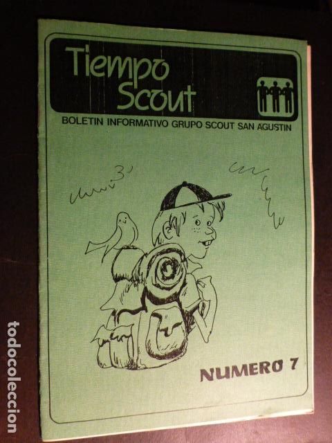 Coleccionismo de Revistas y Peri&oacute;dicos: TIEMPO SCOUT BOLETIN GRUPO SCOUT SAN AGUSTIN 1987-88 BOY SCOUTS EXPLORADORES ESPA&Ntilde;A ESCULTISMO