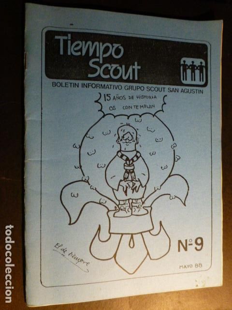 Coleccionismo de Revistas y Peri&oacute;dicos: TIEMPO SCOUT BOLETIN GRUPO SCOUT SAN AGUSTIN MAYO 1988 BOY SCOUTS EXPLORADORES ESPA&Ntilde;A ESCULTISMO