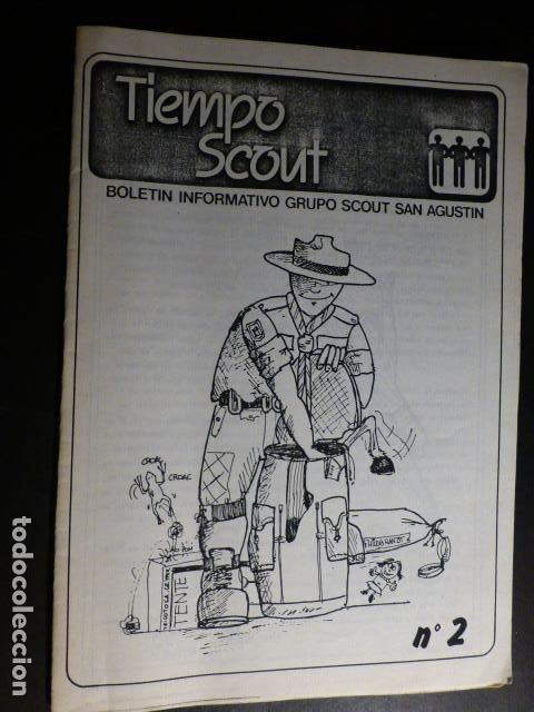 Coleccionismo de Revistas y Peri&oacute;dicos: TIEMPO SCOUT BOLETIN GRUPO SCOUT SAN AGUSTIN N&ordm; 2 BOY SCOUTS EXPLORADORES ESPA&Ntilde;A ESCULTISMO