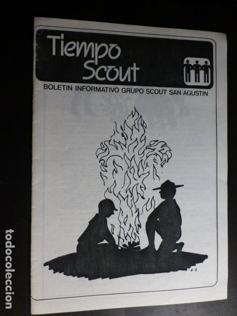 Coleccionismo de Revistas y Peri&oacute;dicos: TIEMPO SCOUT BOLETIN GRUPO SCOUT SAN AGUSTIN N&ordm; 1 BOY SCOUTS EXPLORADORES ESPA&Ntilde;A ESCULTISMO